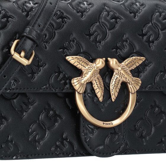 PINKO Love One Schultertasche Leder 21 cm