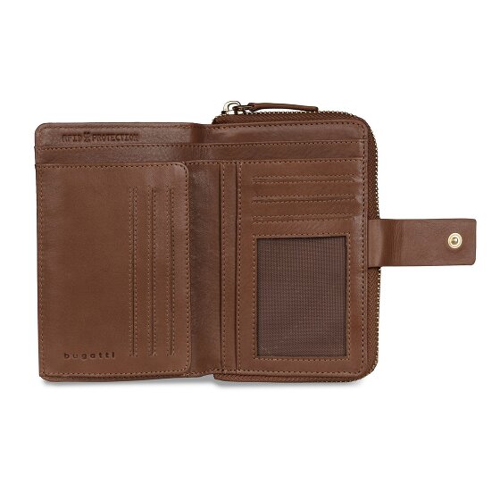 bugatti Noemi Geldbörse RFID Schutz Leder 14 cm