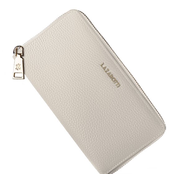 Lazarotti Bologna Leather XL Zip-Around Geldbörse Leder 19 cm