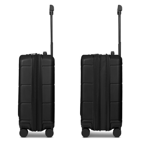 Police 4 Rollen Kabinentrolley 55 cm Laptopfach mit Dehnfalte