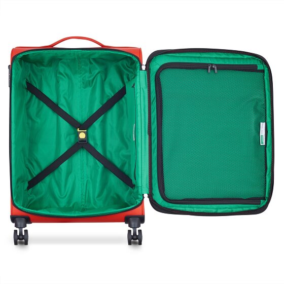 Delsey Paris x United Colors of Benetton Color Block 4-Rollen Kofferset 3 tlg.