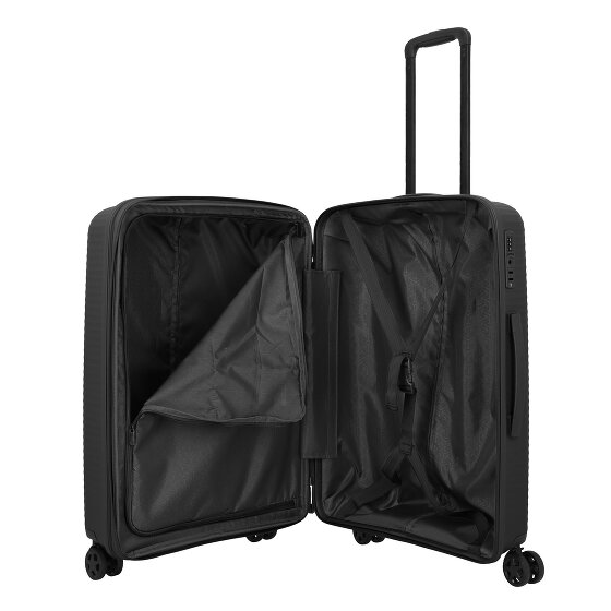 Travelite Air Stripe 4 Rollen Kofferset 3-teilig mit Dehnfalte