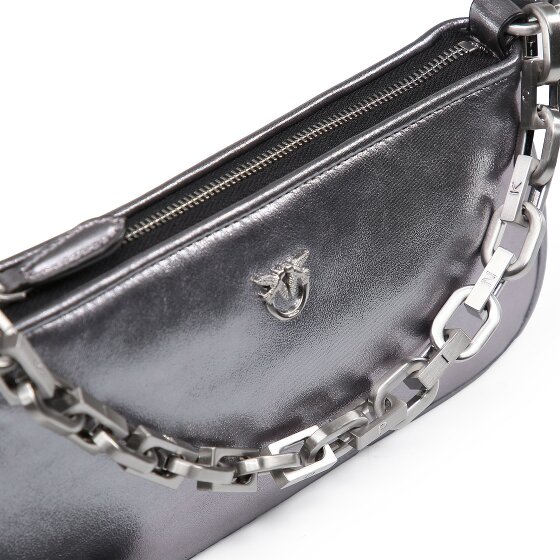 PINKO Half Moon Handtasche Leder 23 cm