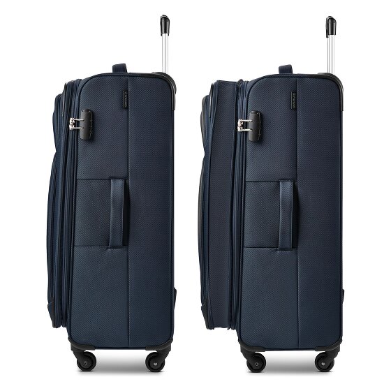 Wenger Beaumont 4 Rollen Trolley L 78 cm mit Dehnfalte