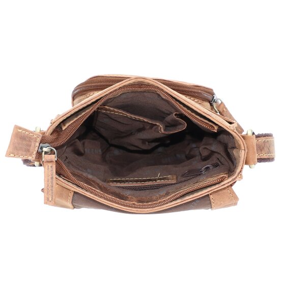 Greenburry Vintage Umhängetasche Leder 18 cm