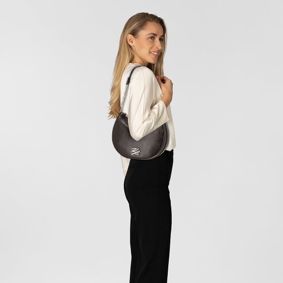 Karl Lagerfeld Autograph Schultertasche Leder 28.5 cm