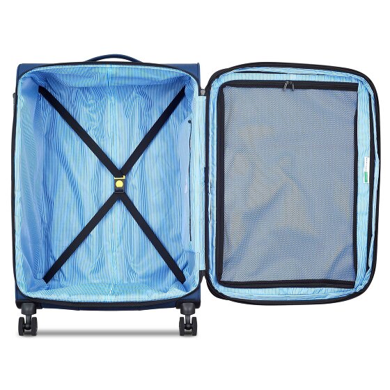 Delsey Paris x United Colors of Benetton BE 4-Rollen Trolley L 76 cm mit Dehnfalte