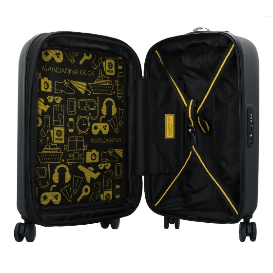 Mandarina Duck Logoduck 4-Rollen Kabinentrolley 56 cm