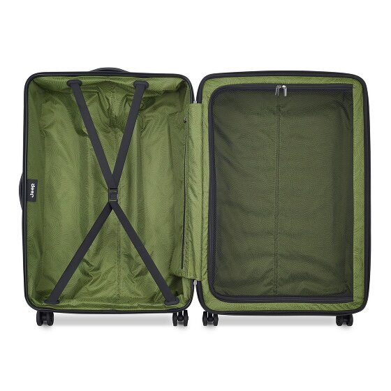 Jeep JH004C 4 Rollen Trolley 75 cm mit Dehnfalte