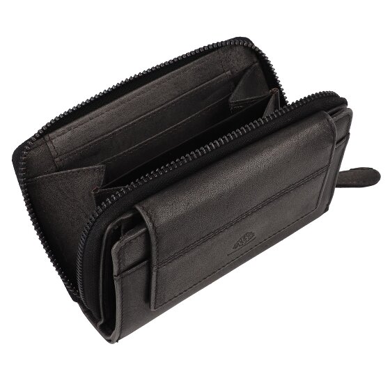 Greenburry Destressed Geldbörse RFID Schutz Leder 13.5 cm