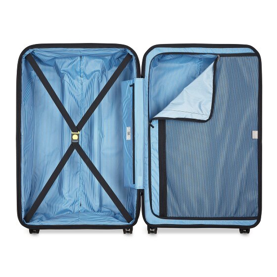 Delsey Paris Lutece Se 4 Rollen Trolley 68 cm mit Dehnfalte