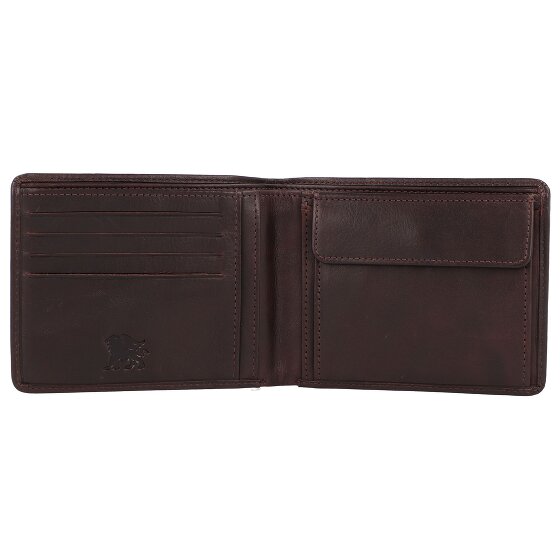 mano Don Luca Geldbörse Leder 13 cm