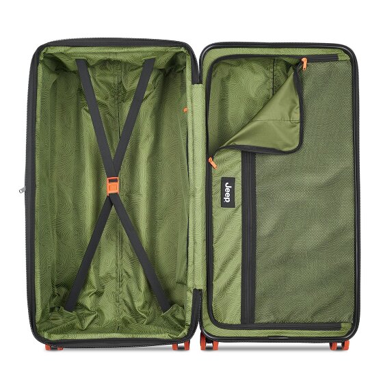 Jeep JH002B 4 Rollen Trolley 80 cm mit Dehnfalte