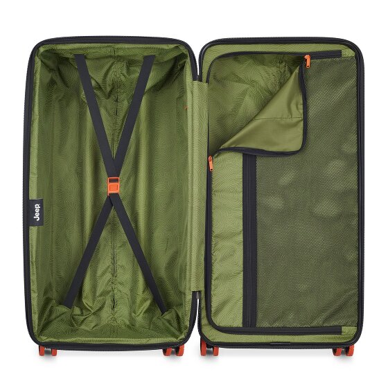 Jeep JH002B 4 Rollen Trolley 80 cm mit Dehnfalte Jeep JH002B 4 Rollen Trolley 80 cm mit Dehnfalte