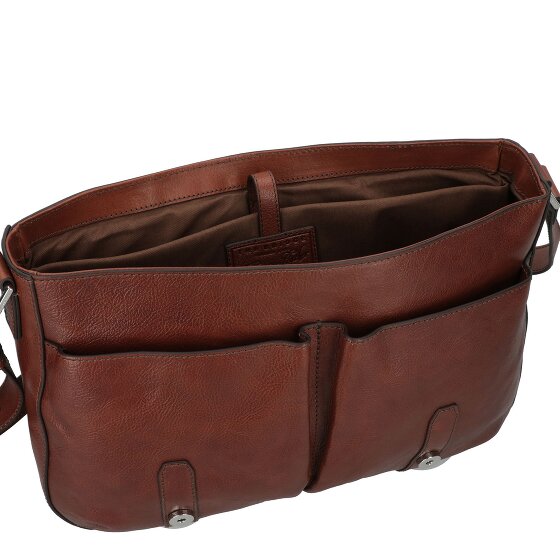 The Bridge Cesare Aktentaschen Messenger Leder 38 cm Laptopfach
