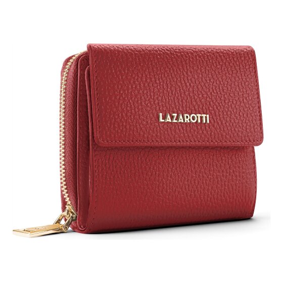 Lazarotti Bologna Leather Zip-Around Geldbörse Leder 12 cm