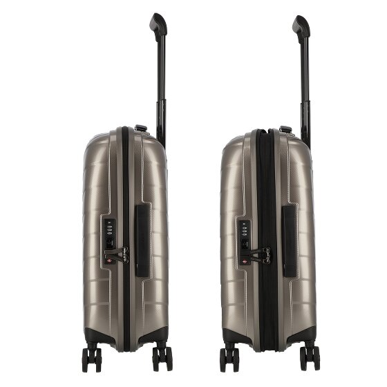 Samsonite Attrix 4 Rollen Kabinentrolley 55 cm mit Dehnfalte