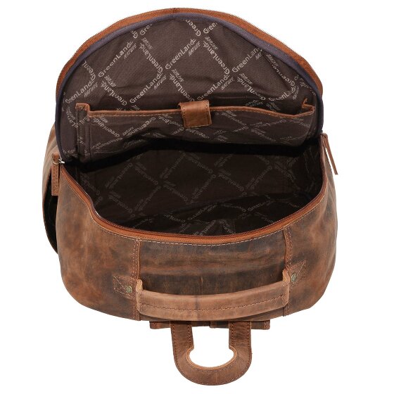 Greenland Nature Montenegro Rucksack Leder 40 cm Laptopfach