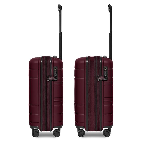 Redolz Essentials 11 4 Rollen Kabinentrolley 55 cm mit Dehnfalte