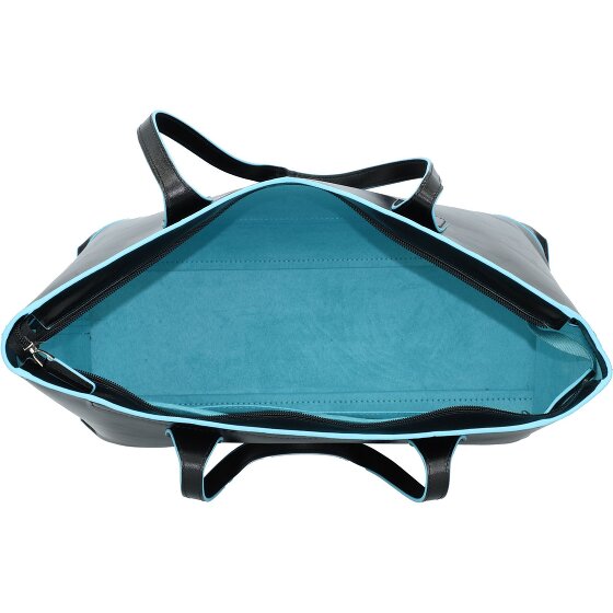 Piquadro Blue Square Shopper Tasche Leder 35 cm