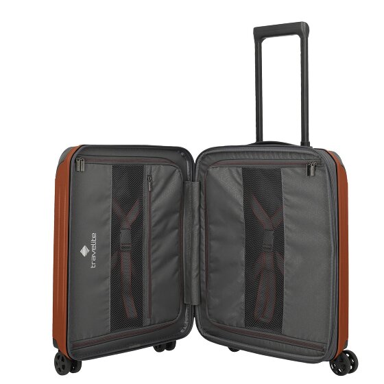 Travelite Dynamiic 4 Rollen Kabinentrolley 55 cm mit Dehnfalte