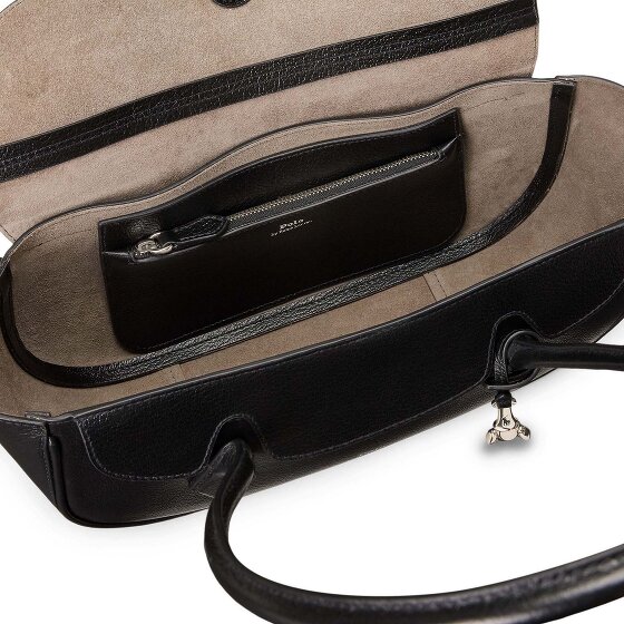 POLO RALPH LAUREN Polo ID Schultertasche Leder 37 cm