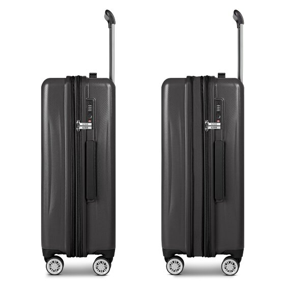 Bric's Cervia 2.0 4 Rollen Trolley M 69 cm mit Dehnfalte