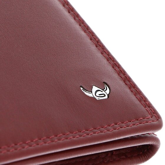 Golden Head Polo Geldbörse RFID Schutz Leder 10 cm