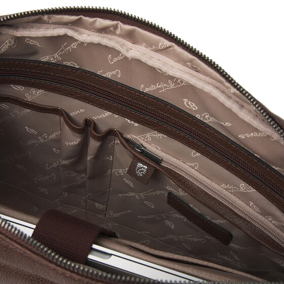 Castelijn & Beerens Linee Mirjam Schultertasche Leder 40 cm Laptopfach