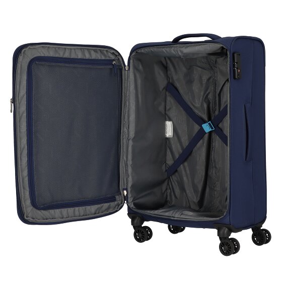 American Tourister Street Roll 4 Rollen Kofferset 3-teilig mit Dehnfalte