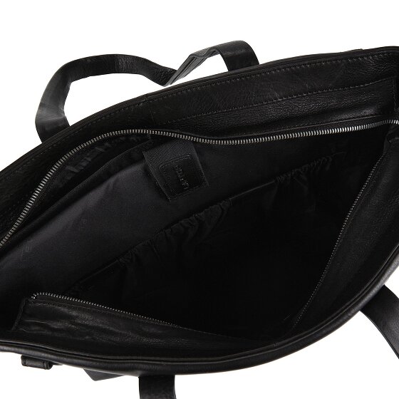 Plevier Catz Aktentasche RFID Schutz Leder 43 cm Laptopfach