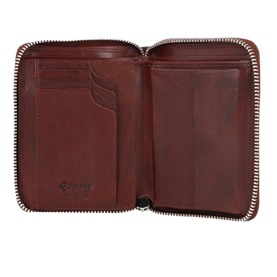 Esquire Toscana Geldbörse RFID Leder 10,5 cm