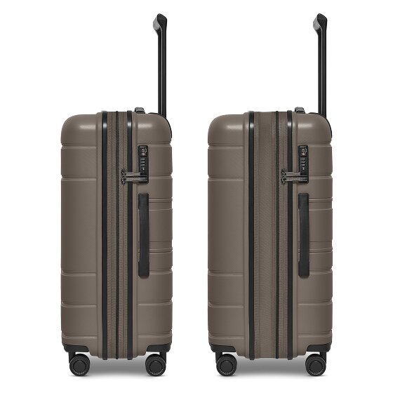 Redolz Essentials 11 4 Rollen Kofferset 3-teilig mit Dehnfalte