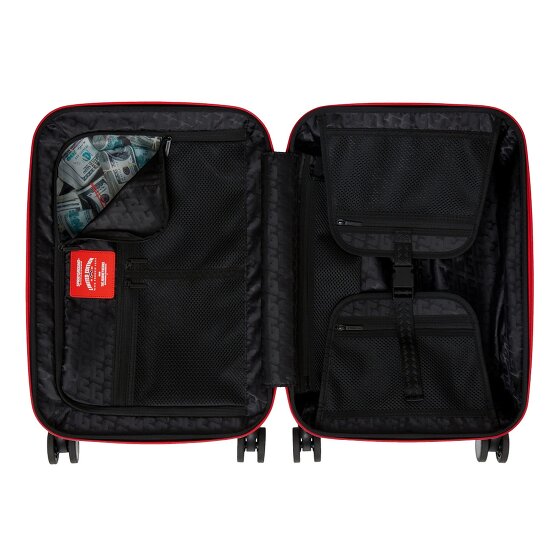 Sprayground Printed Zipper Shark 4 Rollen Kabinentrolley 55 cm