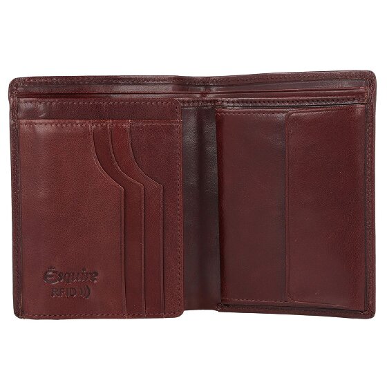 Esquire Toscana Geldbörse RFID Schutz Leder 9 cm