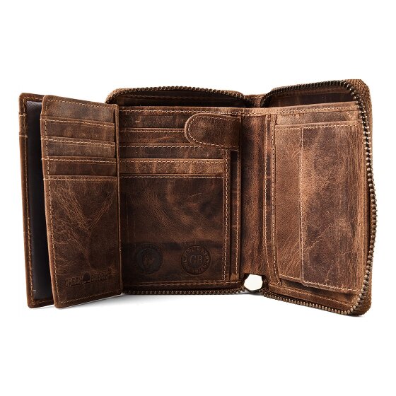 Greenburry Hecht Geldbörse Leder 13.5 cm