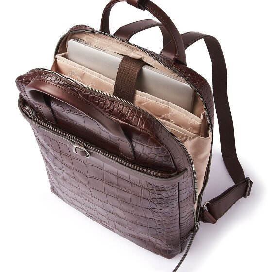 Castelijn & Beerens Emma Daypack RFID Schutz Leder 41 cm Laptopfach