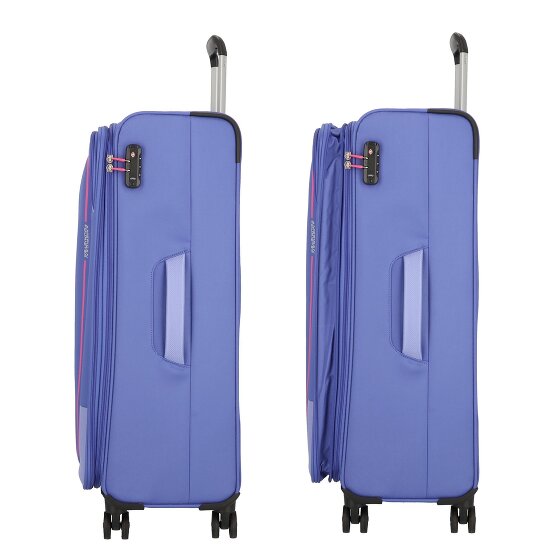 Pulsonic 4 Rollen Trolley 81 cm mit Dehnfalte