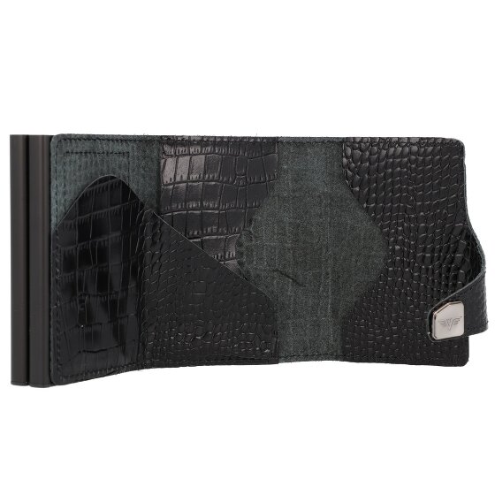 Tru Virtu Click & Slide Kreditkartenetui Geldbörse RFID Leder 6,5 cm