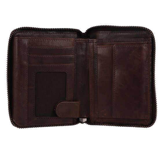 Greenburry Newport Geldbörse RFID Schutz Leder 10 cm