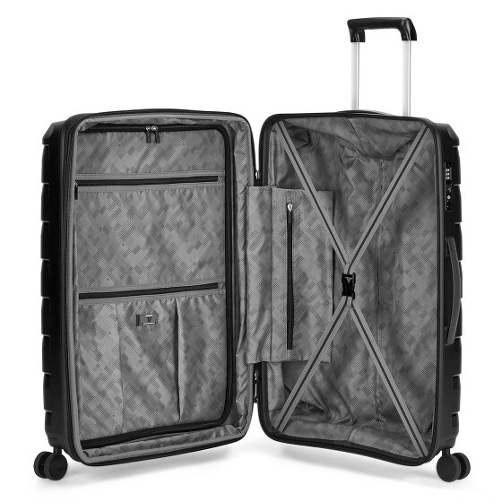 Roncato Skyline 2.0 4 Rollen Kofferset 3-teilig mit Dehnfalte