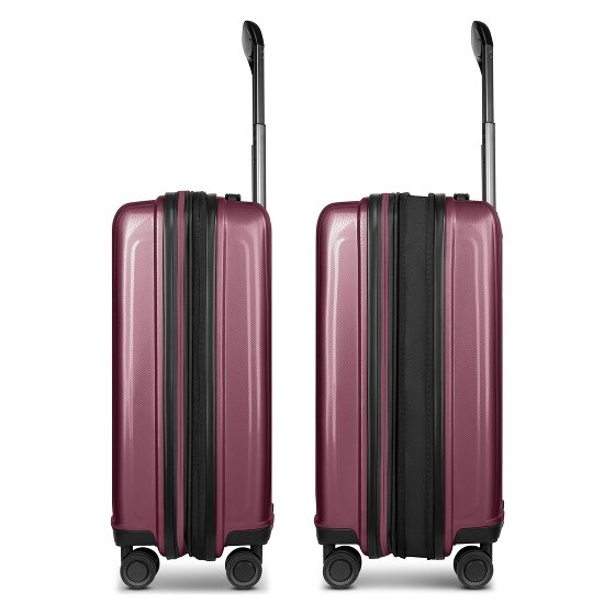 Redolz Essentials 14 4-Rollen Kofferset + Beautycase 4 tlg. mit Dehnfalte