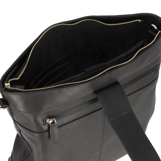 Plevier Bow Schultertasche Leder 30 cm Laptopfach