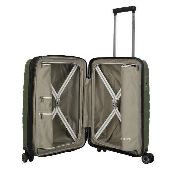 Travelite Air Base 4 Rollen Kabinentrolley 55 cm mit Dehnfalte Travelite Air Base 4 Rollen Kabinentrolley 55 cm mit Dehnfalte