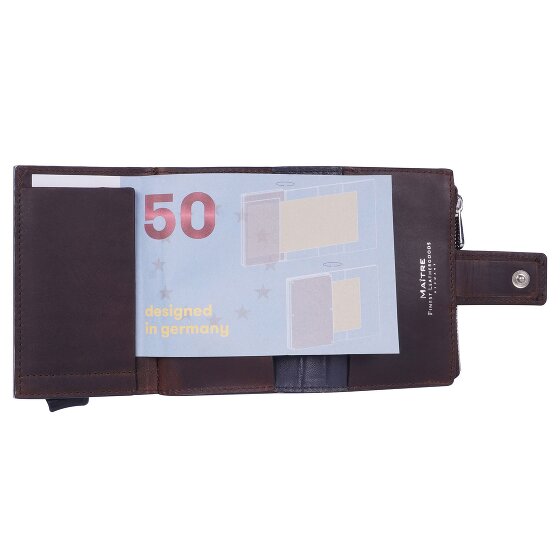 Maître Birkheim C-Four Kreditkartenetui RFID Schutz Leder 6.5 cm