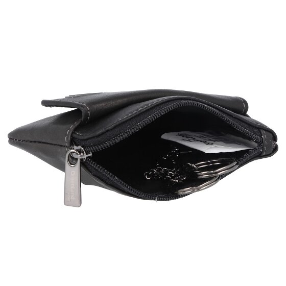 Greenland Nature Black Nappa Schlüsseletui RFID Leder 11,5 cm