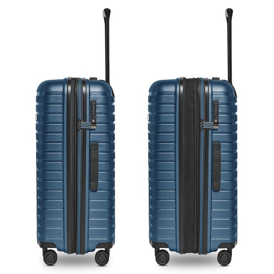 Pactastic Collection 04 THE MEDIUM + 4 Rollen Trolley M 66 cm mit Dehnfalte