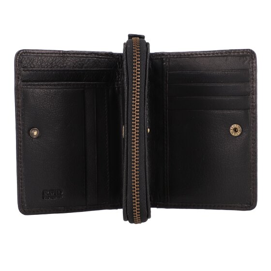 Burkely Natural Norah Geldbörse RFID Schutz Leder 9 cm