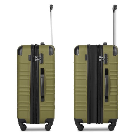 Wenger Amplar Evo 4 Rollen Trolley M 65 cm mit Dehnfalte