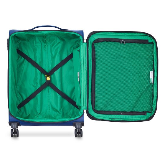Delsey Paris x United Colors of Benetton Color Block 4-Rollen Kofferset 3 tlg.